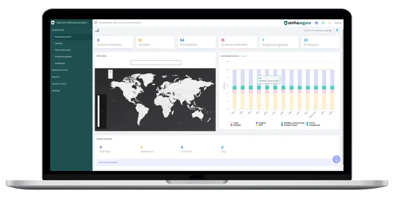 segura domum remote access product screen